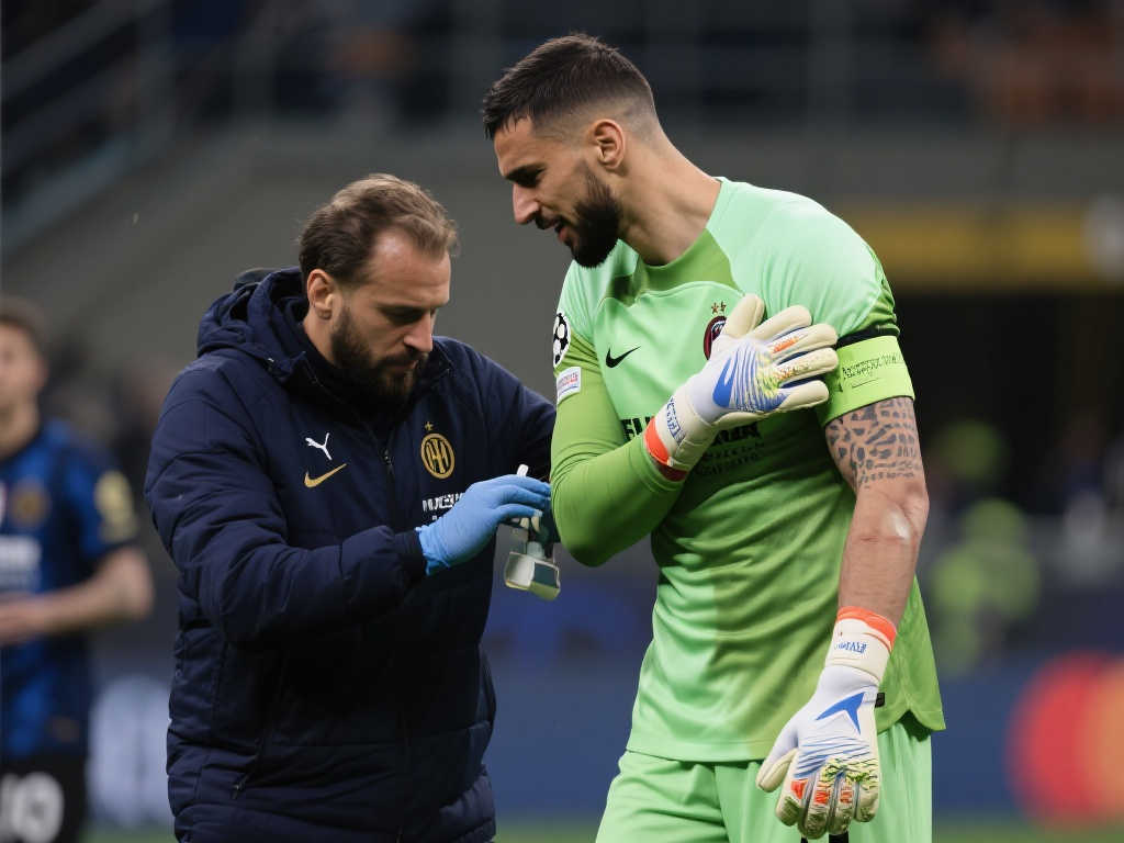 多纳鲁马神勇扑救厄德高射门，肩膀微恙仍坚持作战！