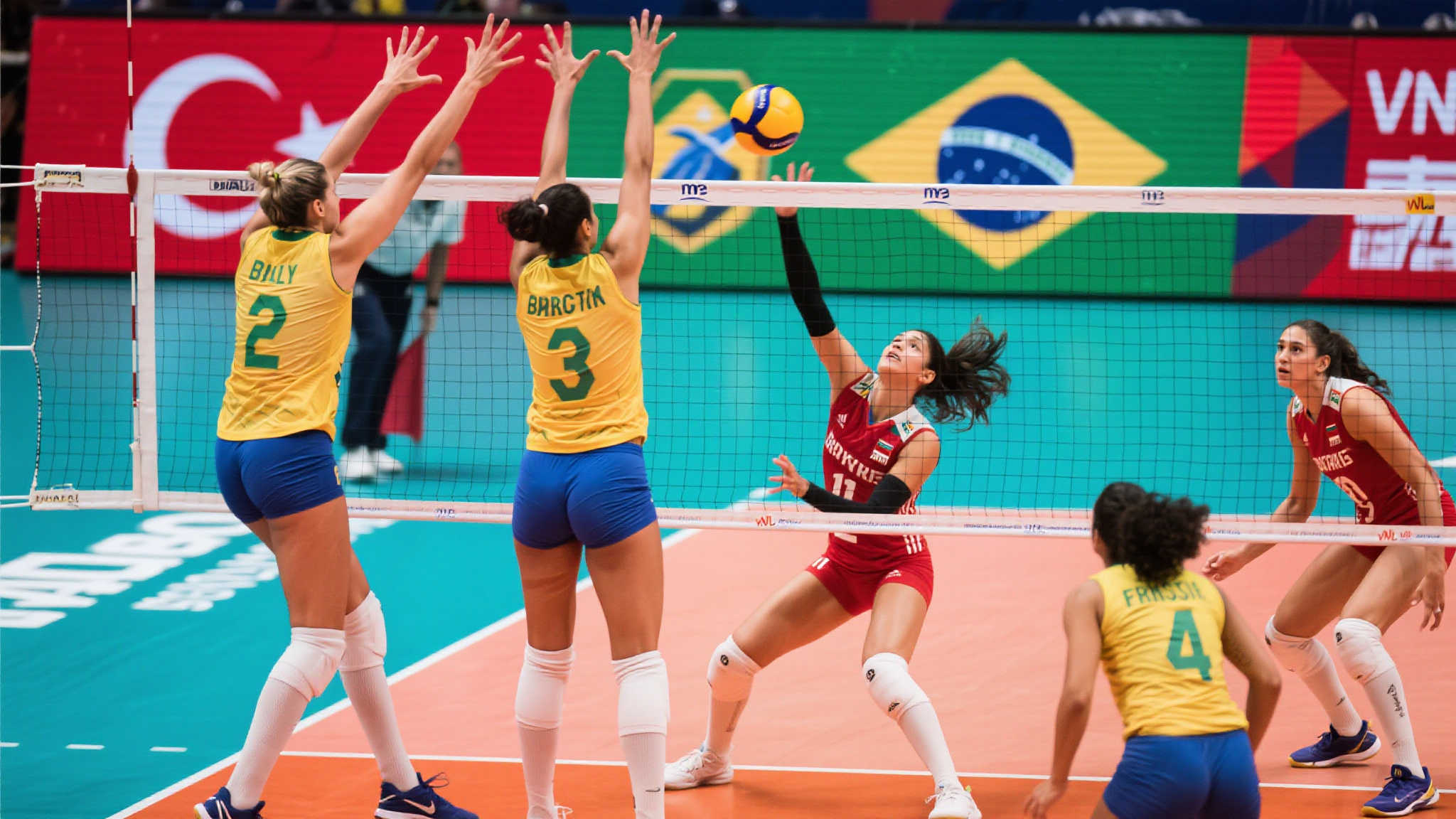 土耳其对阵巴西：2025年世界女排联赛第二周精彩回顾